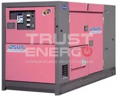 Дизельный генератор Denyo DCA-125USH с АВР В кожухе Hino  trustenergo.ru