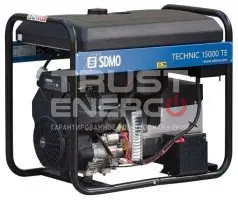 Бензиновый генератор SDMO TECHNIC 15000 TE Открытая на раме Kohler CH680 trustenergo.ru
