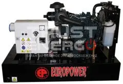 Дизельный генератор EuroPower EP 18 DE Открытая на раме Kubota V2203 trustenergo.ru
